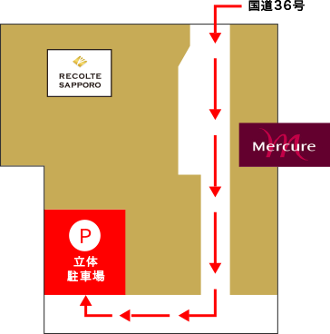 駐車場案内図